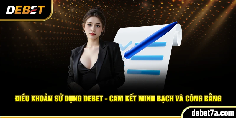 Điều khoản và điều kiện sử dụng Debet - Cam kết minh bạch và công bằng