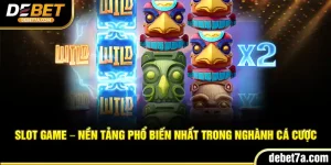 Slot Game – Nền Tảng Phổ Biến Nhất Trong Nghành Cá Cược